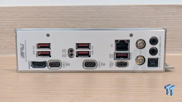 MSI MPG X870I Edge Ti Evo WiFi Motherboard Review - Packed and stacked Mini-ITX 13