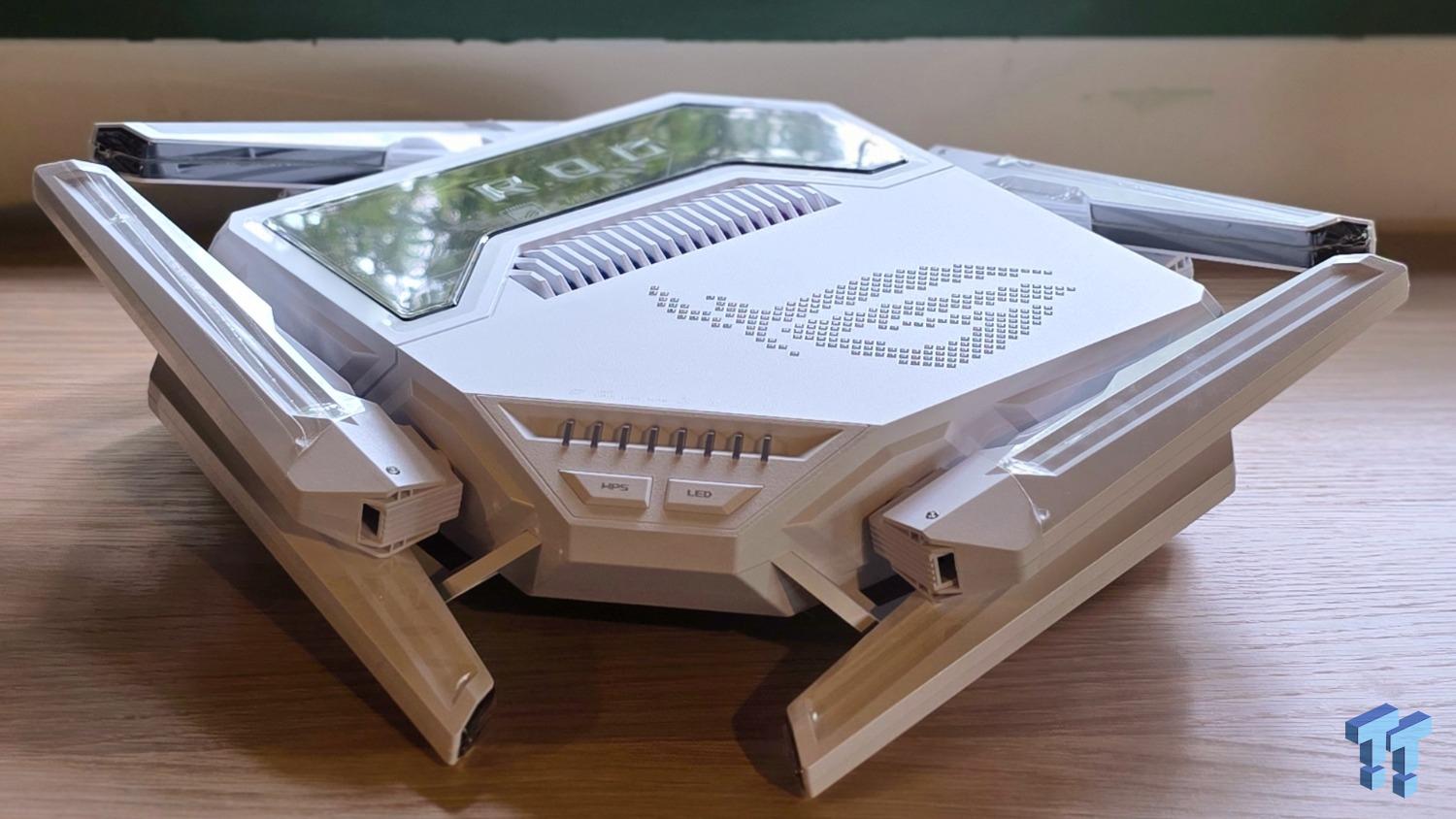 Rog White Router ASUS ROG Rapture GT-BE19000AI Gaming Router Review: Shiny and fast ...