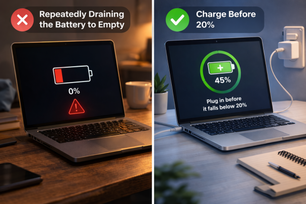 Common Laptop Battery Mistakes That Reduce Battery Lifespan in 2026 02