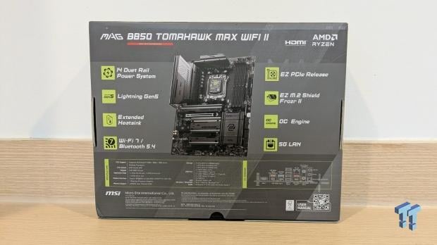 MSI MAG B850 Tomahawk Max WiFi II Motherboard Review - Leveling up 03