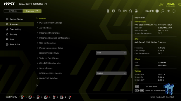 MSI MAG B850 Tomahawk Max WiFi II Motherboard Review - Leveling up 13