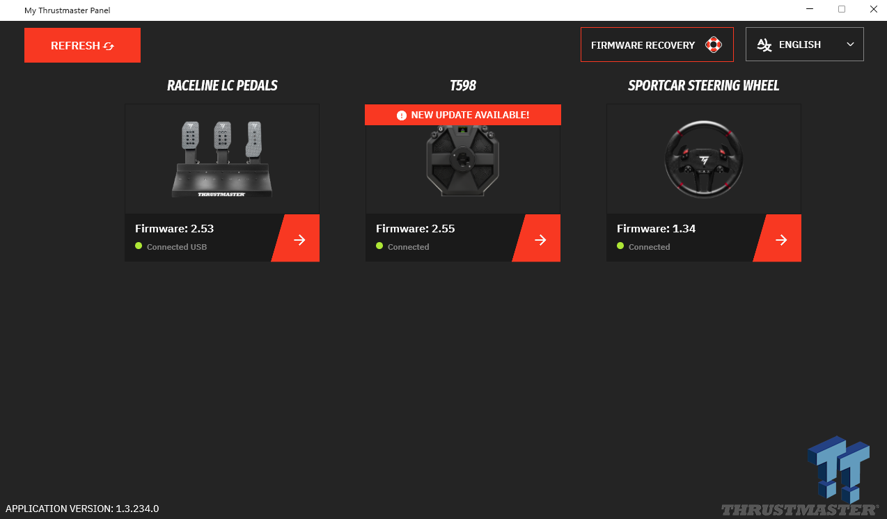 Thrustmaster T598 Direct Axial Drive Force Feedback Racing Wheel Bundle ...