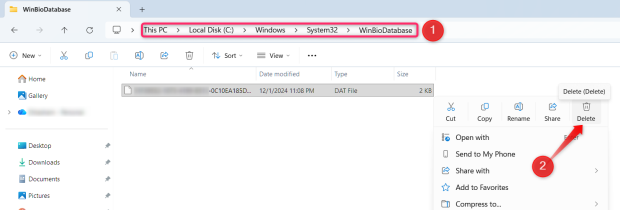 How to Fix We Couldn't Find a Fingerprint Sensor Compatible With Windows Hello in Windows 11 06