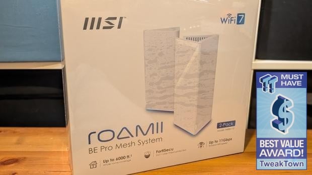 MSI Roamii BE Pro Wi-Fi 7 Mesh System - Affordable price, good mid-range performance