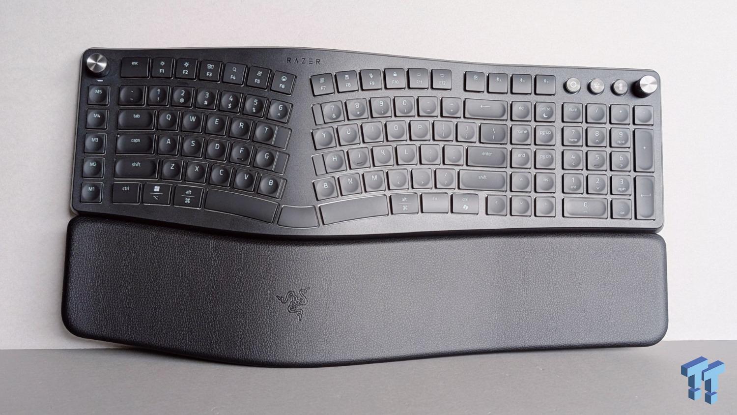 Custom Split Razer Keyboard Razer Pro Type Ergo Wireless Split Ergonomic Keyboard Review - Built ...