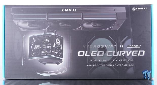 Lian Li HYDROSHIFT II 360P OLED Curved Liquid CPU Cooler Review 02