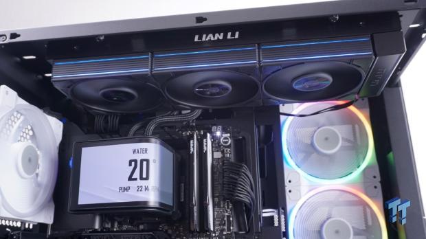 Lian Li HYDROSHIFT II 360P OLED Curved Liquid CPU Cooler Review 35