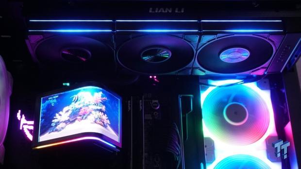 Lian Li HYDROSHIFT II 360P OLED Curved Liquid CPU Cooler Review 36