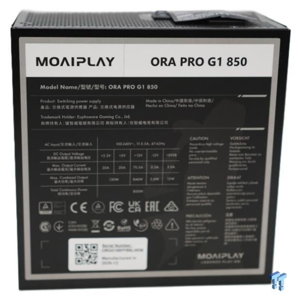 MOAIPLAY ORA PRO G1 850W ATX 3.1 PSU Review: high efficiency and 10-year warranty for $119.99 10