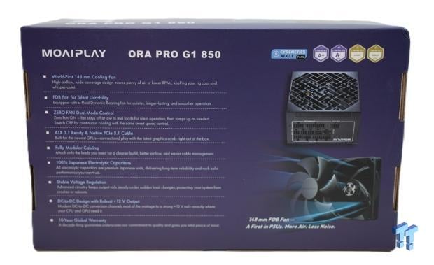 MOAIPLAY ORA PRO G1 850W ATX 3.1 PSU Review: high efficiency and 10-year warranty for $119.99 3