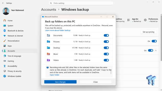 I read the Windows Backup app screen carefully, and it does not back up what most people think 02