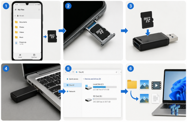 7 ways to transfer data from Android to Windows PC quickly and easily 05