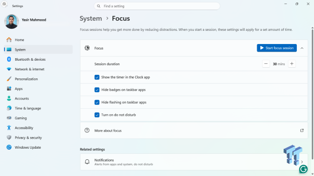 I stopped Windows 11 notifications from interrupting me with Do Not Disturb, Focus, and a priority list 03
