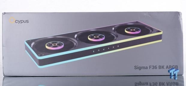 Ocypus Sigma F36 BK ARGB Cooling Fan Review: high airflow and unified design in one frame 02