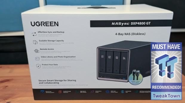 UGREEN NASync DXP4800 GT: powerful 4-bay NAS with AMD Ryzen and dual 10GbE ports