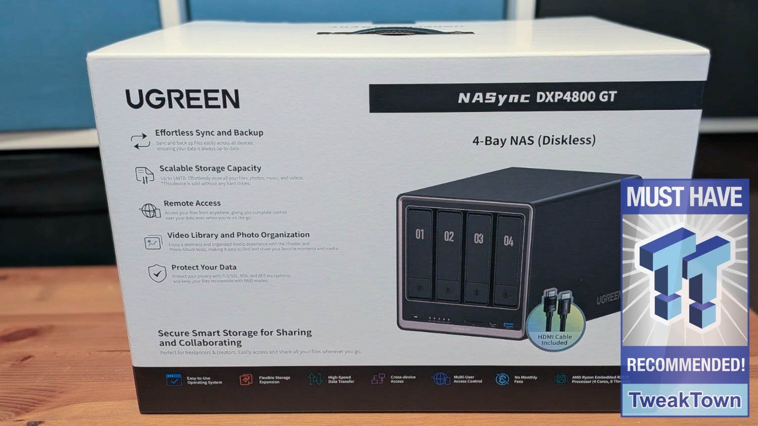 UGREEN NASync DXP4800 GT Review: powerful 4-bay NAS with AMD Ryzen