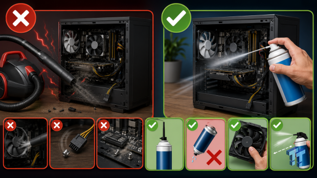 6 PC cleaning mistakes to avoid for safer hardware maintenance 01