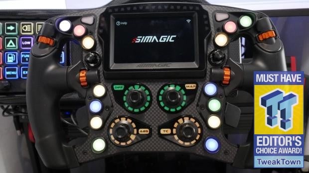 Simagic Zeus Formula Steering Wheel Review: premium build and advanced inputs for F1 racing 57
