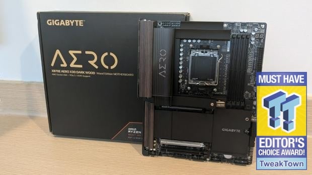 GIGABYTE X870E Aero X3D Dark Wood - A woody goody