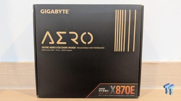 GIGABYTE X870E Aero X3D Dark Wood Review - A woody goody 02