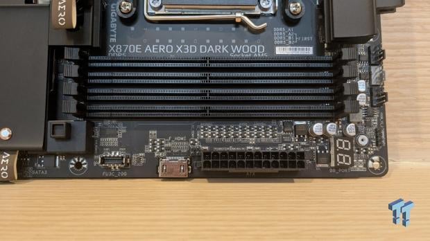 GIGABYTE X870E Aero X3D Dark Wood Review - A woody goody 06