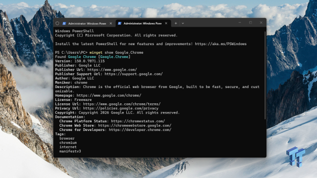 I install and update most of my apps with this Windows command now, and I stopped downloading sketchy installers 03