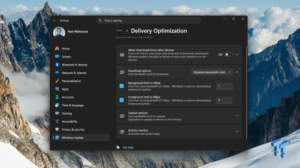 I capped Windows Update's bandwidth with Delivery Optimization, and my downloads stopped choking 03