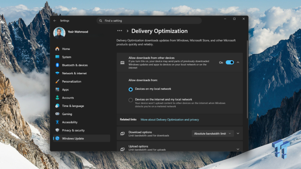 I capped Windows Update's bandwidth with Delivery Optimization, and my downloads stopped choking 04