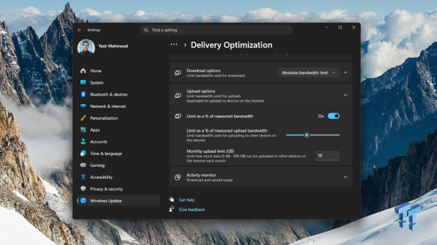 I capped Windows Update's bandwidth with Delivery Optimization, and my downloads stopped choking 05