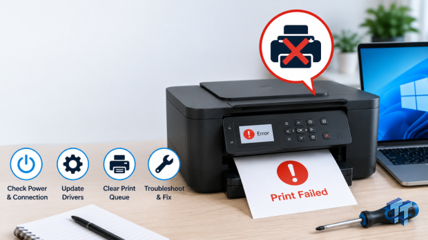 Printer Not Working in Windows? How to fix detection, print queues and drivers
