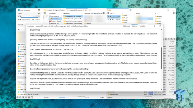 I swapped File Explorer for this free file manager and finally got the layout I wanted 03