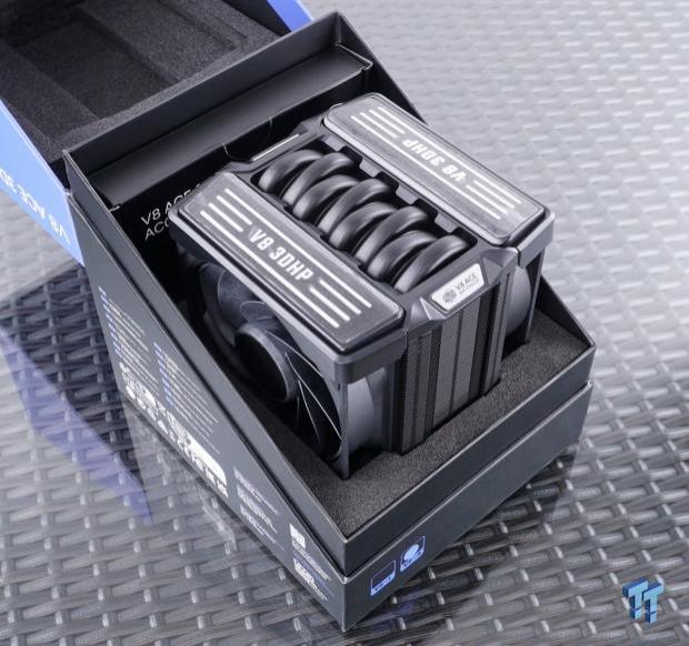 Cooler Master V8 ACE 3DHP BLACK CPU Cooler Review 06