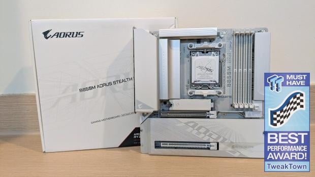 GIGABYTE B850M AORUS Stealth Ice - One for the cleanest of builds