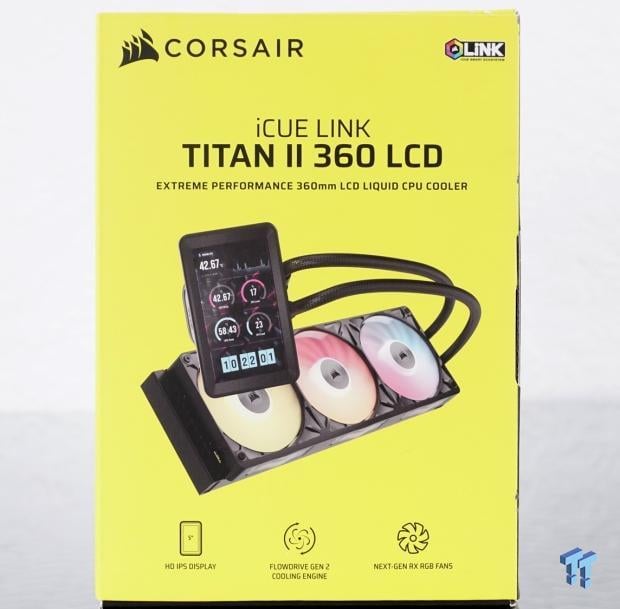 Corsair iCUE LINK Titan II 360 RX LCD Liquid CPU Cooler Review 04