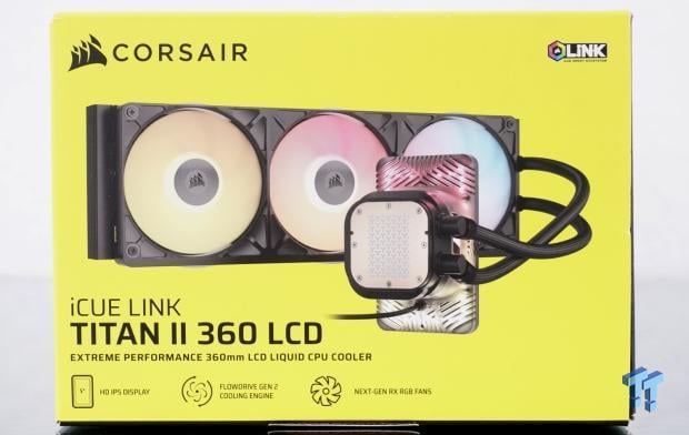 Corsair iCUE LINK Titan II 360 RX LCD Liquid CPU Cooler Review 06