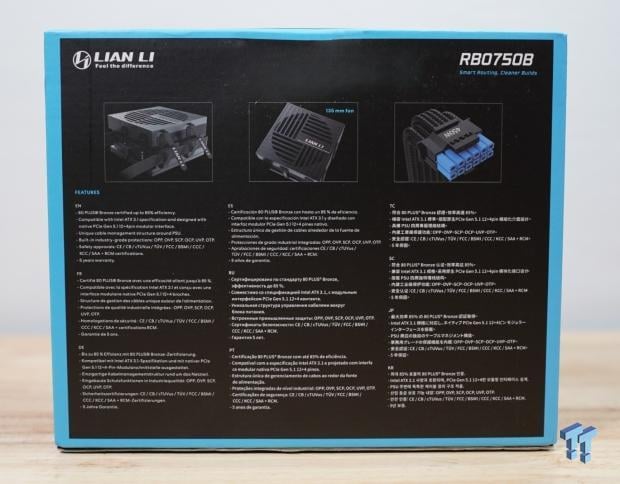 Lian Li RBO750B 80 PLUS Bronze ATX 3.1 Power Supply Review 2