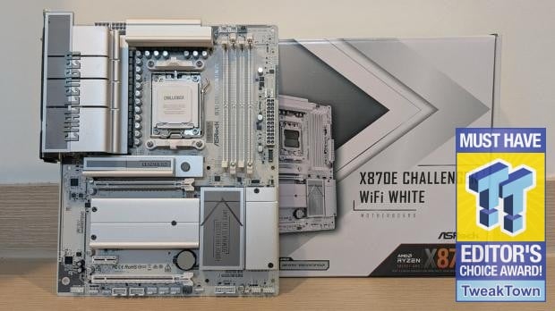 ASRock X870E Challenger Wi-Fi White - X870E with a B850 price