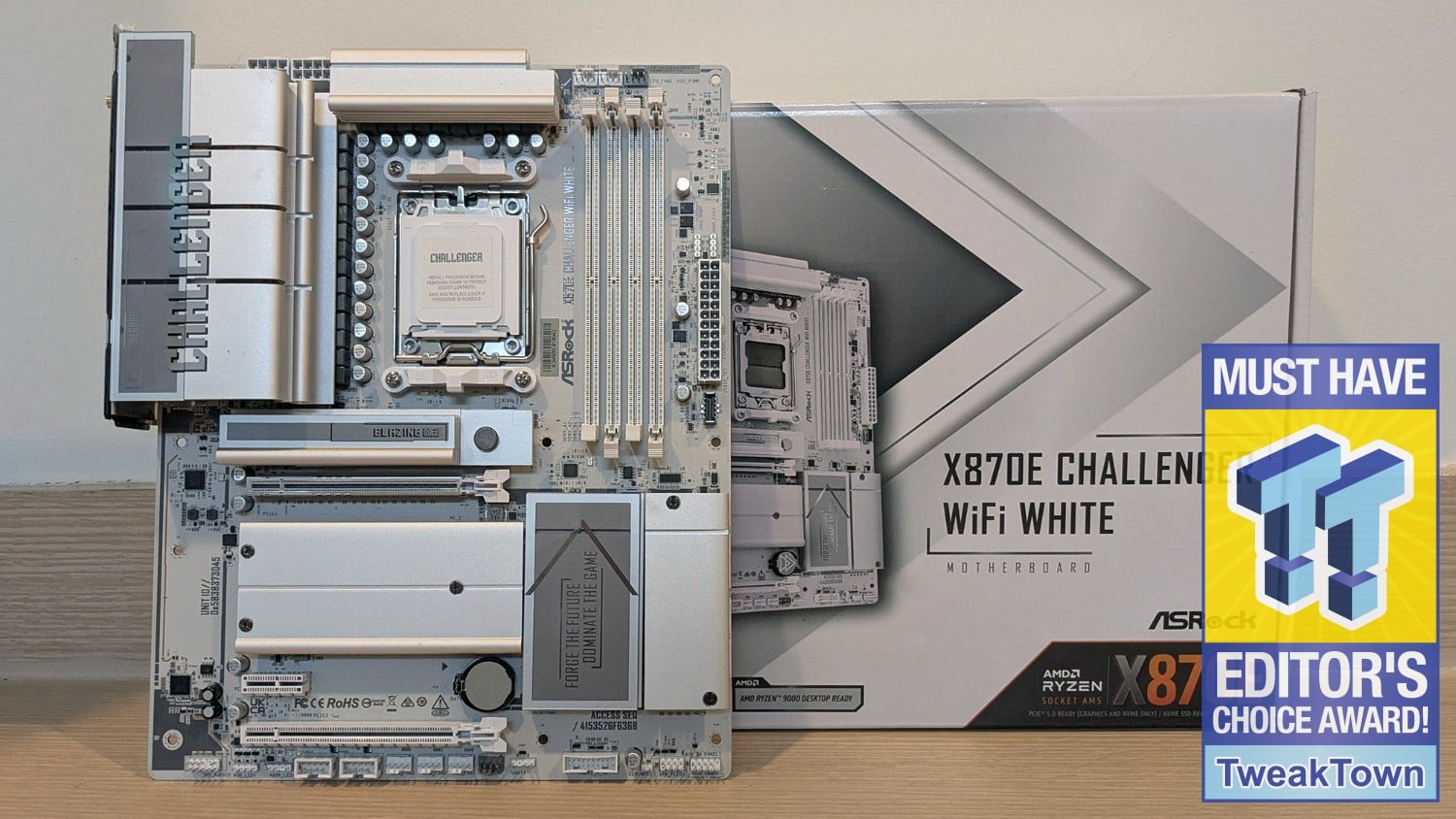 ASRock X870E Challenger Wi-Fi White Review - X870E with a B850 price