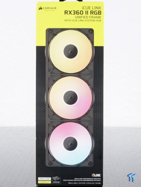 Corsair iCUE LINK RX360 II Unified Frame RGB PWM & RX120 II RGB PWM Expansion Fans Review 02