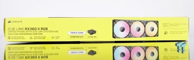 Corsair iCUE LINK RX360 II Unified Frame RGB PWM & RX120 II RGB PWM Expansion Fans Review 06