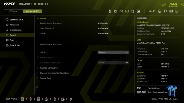 MSI MAG Z890 Tomahawk WiFi II Review - A v2 that's a little bit cheaper 16