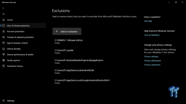 Windows Security exclusions build up quietly, and mine had entries I did not add by hand 02