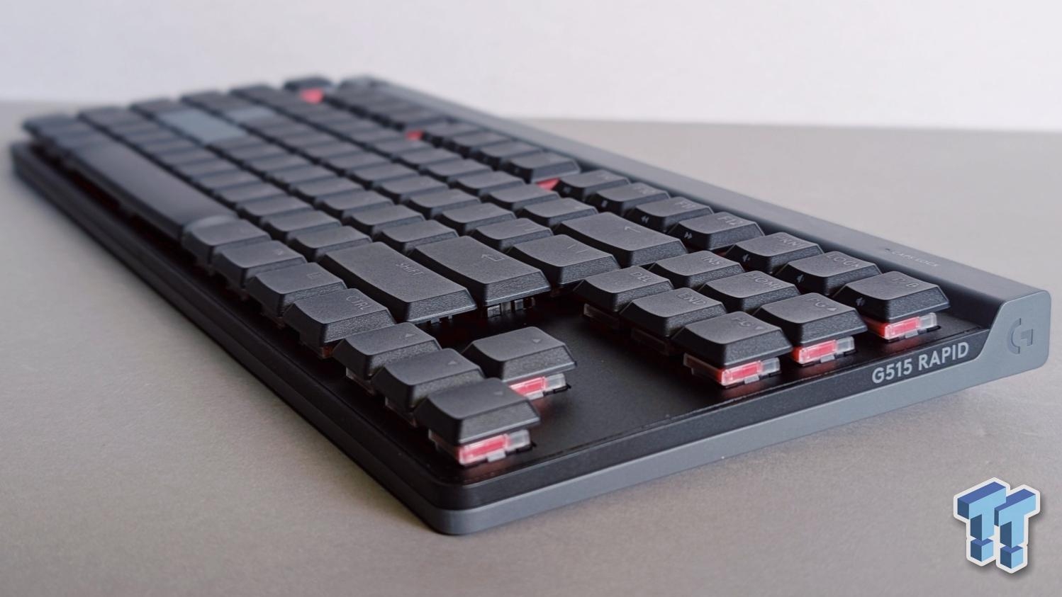 キーボード G515 RAPID TKL G515-TKL-RTBK Logitech G515 RAPID TKL Wired Mechanical Analog Low Profile Switch