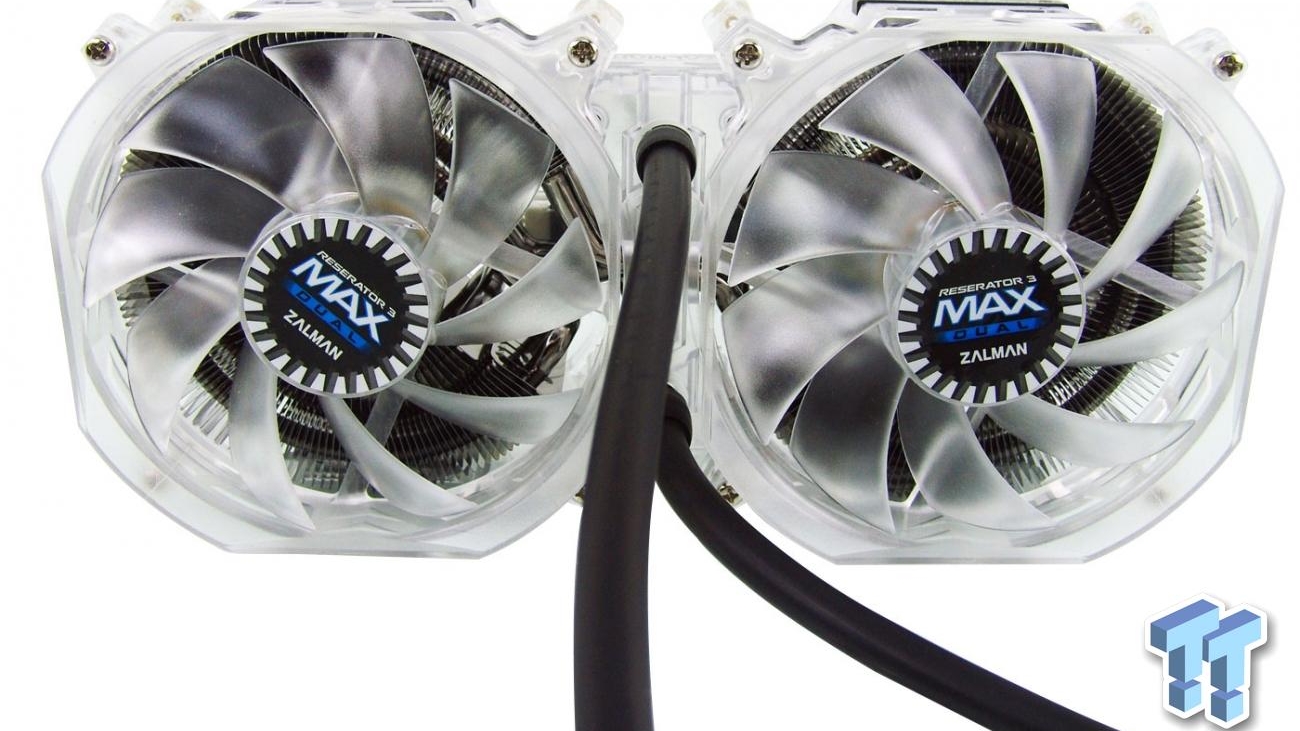 2 Zalman top Reserator 3 Max CPU Liquid Coolers