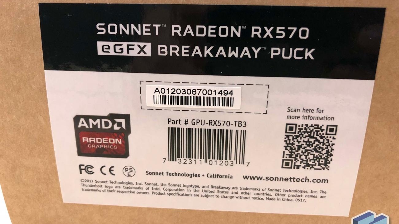 【未使用品】Sonnet Breakaway Puck Radeon RX570 Sonnet Radeon RX 570 4GB eGFX Breakaway Puck eGPU | eBay