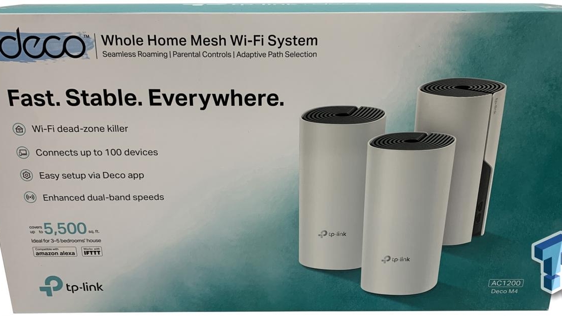 Tp-link Deco M4 Whole Home on sale Mesh WiFi System - (3) Units