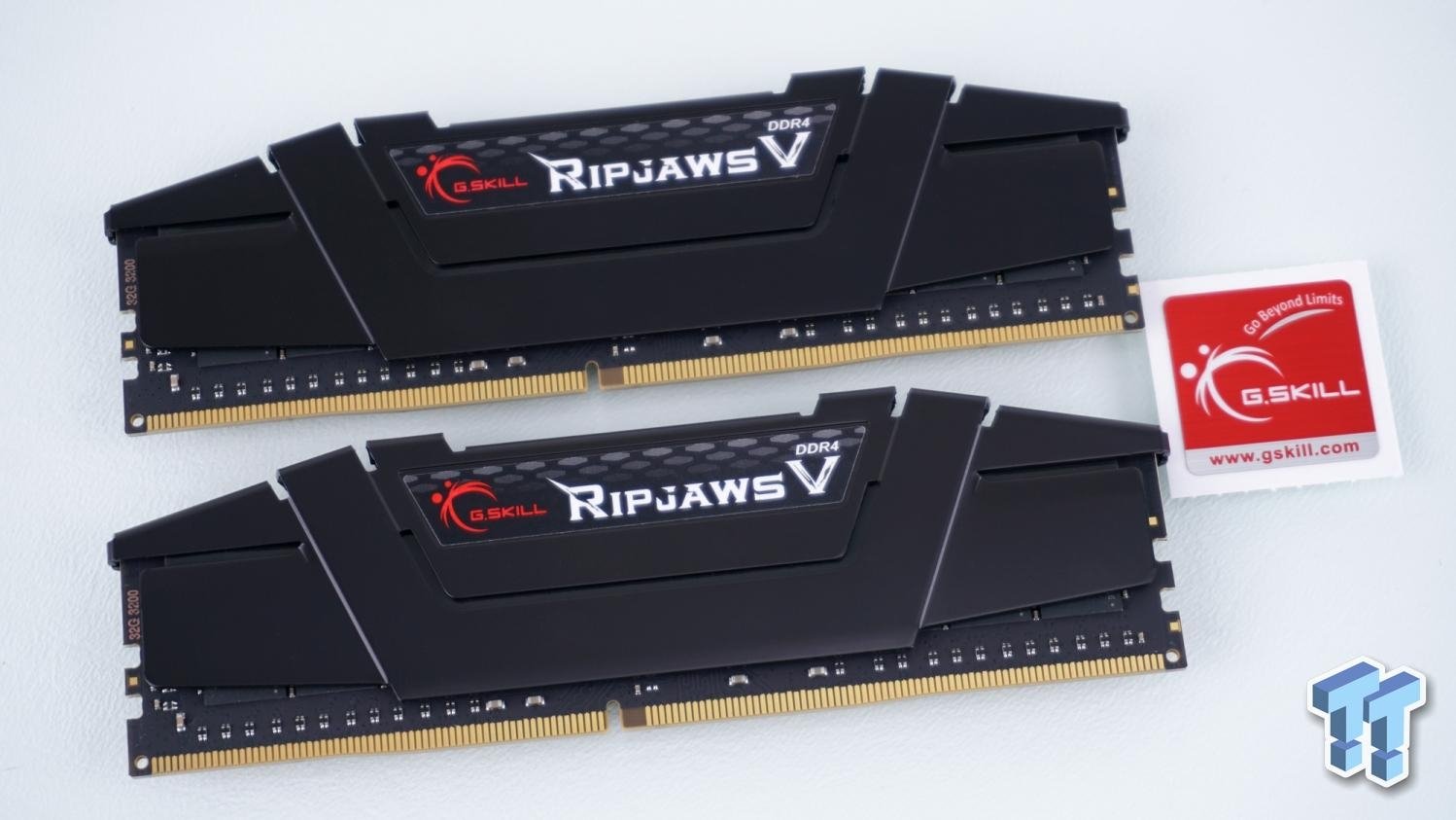 メモリー G.SKILL Ripjaws V DDR4 4000MT/s 64Gb G.SKILL Ripjaws V Series (XMP) DDR4 RAM 64GB (4x16GB) 3200MT