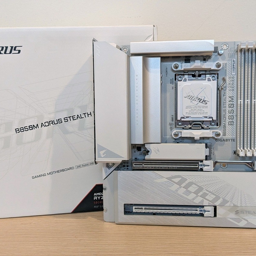 GIGABYTE B850M AORUS Stealth Ice Review - One for the cleanest of