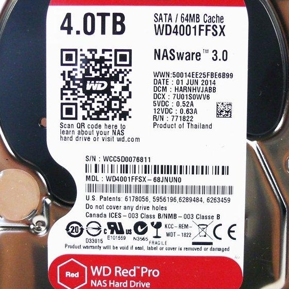 Western Digital Red Pro 4TB NAS WD4001FFSX Consumer HDD Review