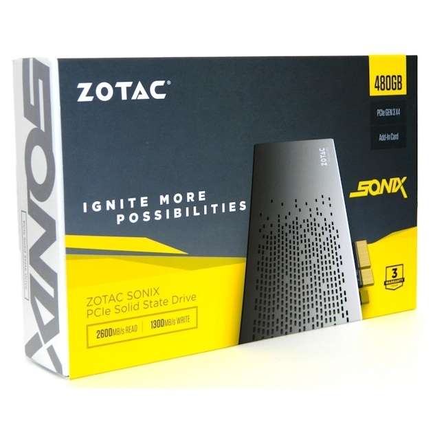 ZOTAC Sonix 480GB NVMe PCIe AIC SSD Review
